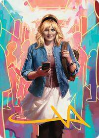 Gwen Stacy Art Card (Gold-Stamped Signature) (13/54) (13) [Art Series: Marvel's Spider-Man]