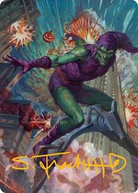 Green Goblin Art Card (26/54) (Gold-Stamped Signature) (26) [Art Series: Marvel's Spider-Man]