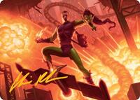 Green Goblin, Revenant Art Card (Gold-Stamped Signature) (27) [Art Series: Marvel's Spider-Man]