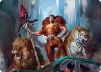 Kraven, Proud Predator Art Card (28) [Art Series: Marvel's Spider-Man]