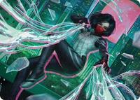 Silk, Web Weaver Art Card (29/54) (29) [Art Series: Marvel's Spider-Man]