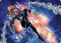 Arana, Heart of the Spider Art Card (37) [Art Series: Marvel's Spider-Man]