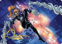 Arana, Heart of the Spider Art Card (Gold-Stamped Signature) (37) [Art Series: Marvel's Spider-Man]
