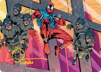 Scarlet Spider, Ben Reilly Art Card (Gold-Stamped Signature) (38) [Art Series: Marvel's Spider-Man]