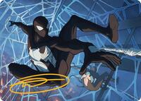 Symbiote Spider-Man Art Card (Gold-Stamped Signature) (40) [Art Series: Marvel's Spider-Man]