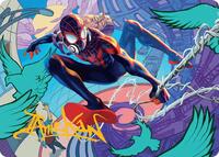 Spider-Man, Brooklyn Visionary Art Card (Gold-Stamped Signature) (20) [Art Series: Marvel's Spider-Man]