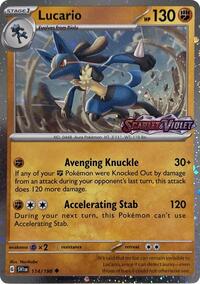 Lucario (Scarlet & Violet Stamp) (114/198) [Miscellaneous Cards & Products]