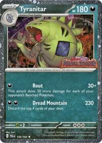 Tyranitar (Paldea Evolved Stamp) (135/193) [Miscellaneous Cards & Products]