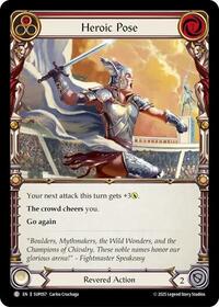 Heroic Pose (Red) (SUP057) [Super Slam]