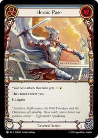 Heroic Pose (Blue) (SUP059) [Super Slam]