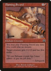 Flaming Sword (190) [Mercadian Masques]