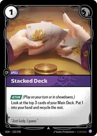 Stacked Deck (183/298) [Origins]