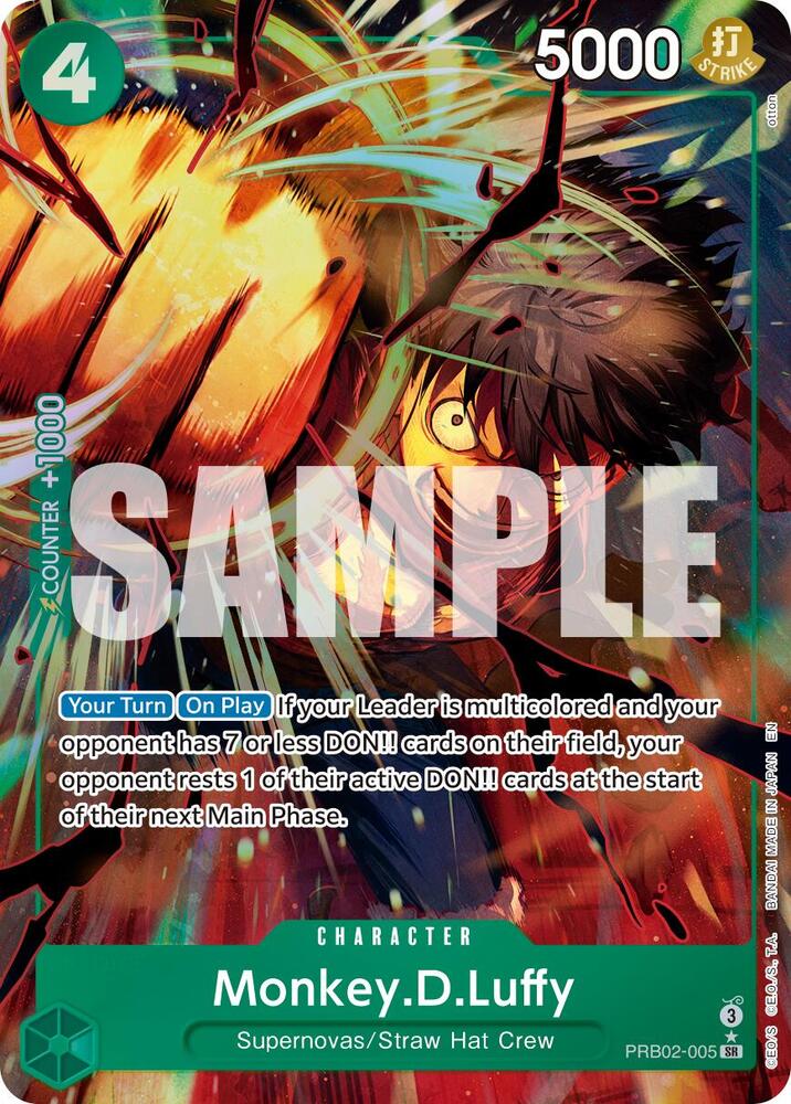 Monkey.D.Luffy - PRB02-005 (Alternate Art) (PRB02-005) [Premium Booster -The Best- Vol. 2]