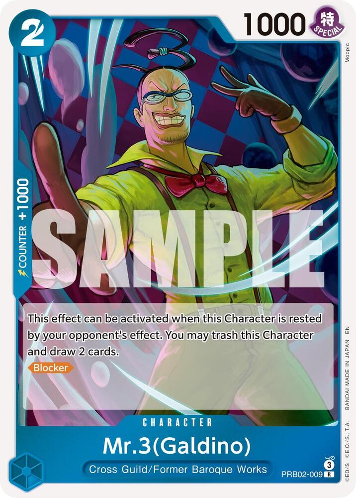 Mr.3(Galdino) - PRB02-009 (PRB02-009) [Premium Booster -The Best- Vol. 2]