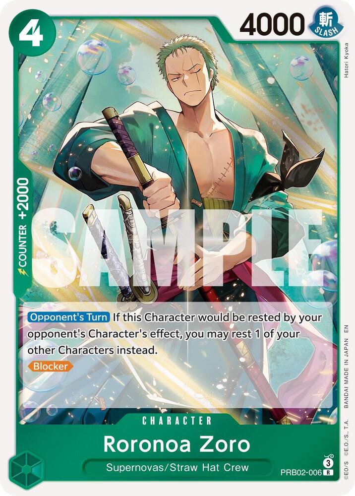 Roronoa Zoro - PRB02-006 (PRB02-006) [Premium Booster -The Best- Vol. 2]