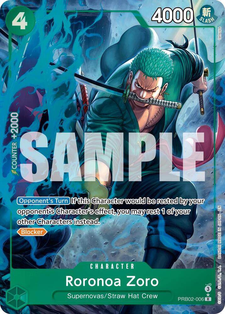 Roronoa Zoro - PRB02-006 (Alternate Art) (PRB02-006) [Premium Booster -The Best- Vol. 2]