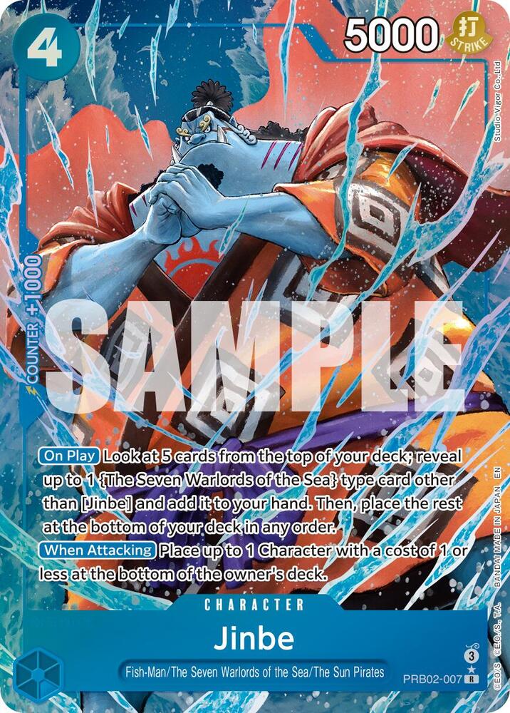 Jinbe - PRB02-007(Alternate Art) (PRB02-007) [Premium Booster -The Best- Vol. 2]