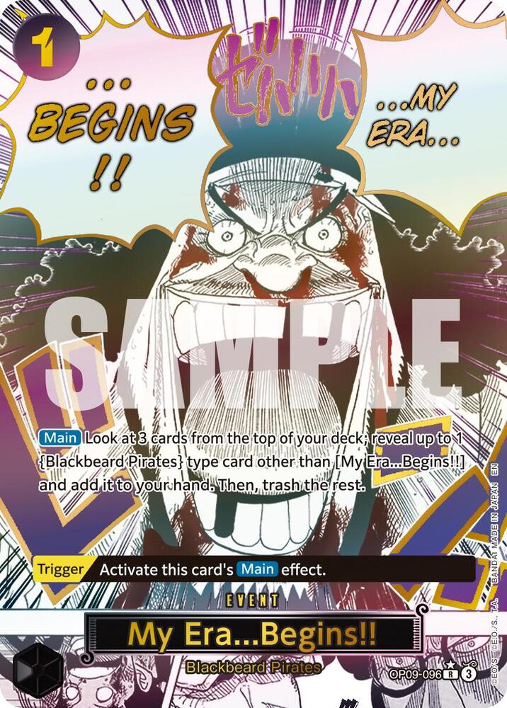 My Era...Begins!! (Alternate Art) (OP09-096) [Premium Booster -The Best- Vol. 2]