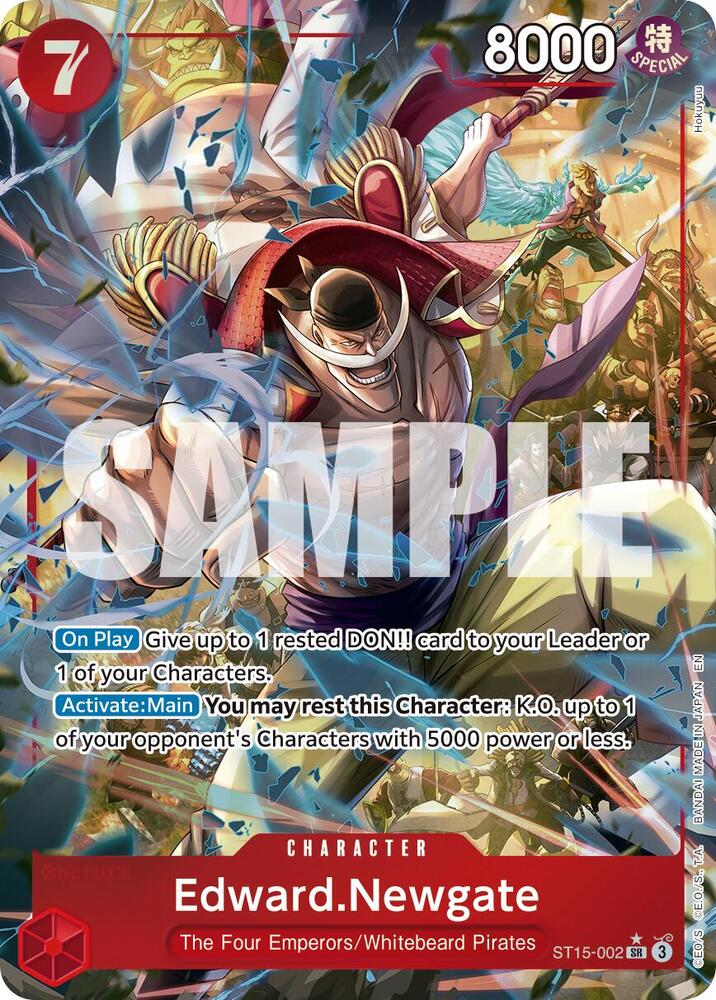 Edward.Newgate - ST15-002 (Alternate Art) (ST15-002) [Premium Booster -The Best- Vol. 2]