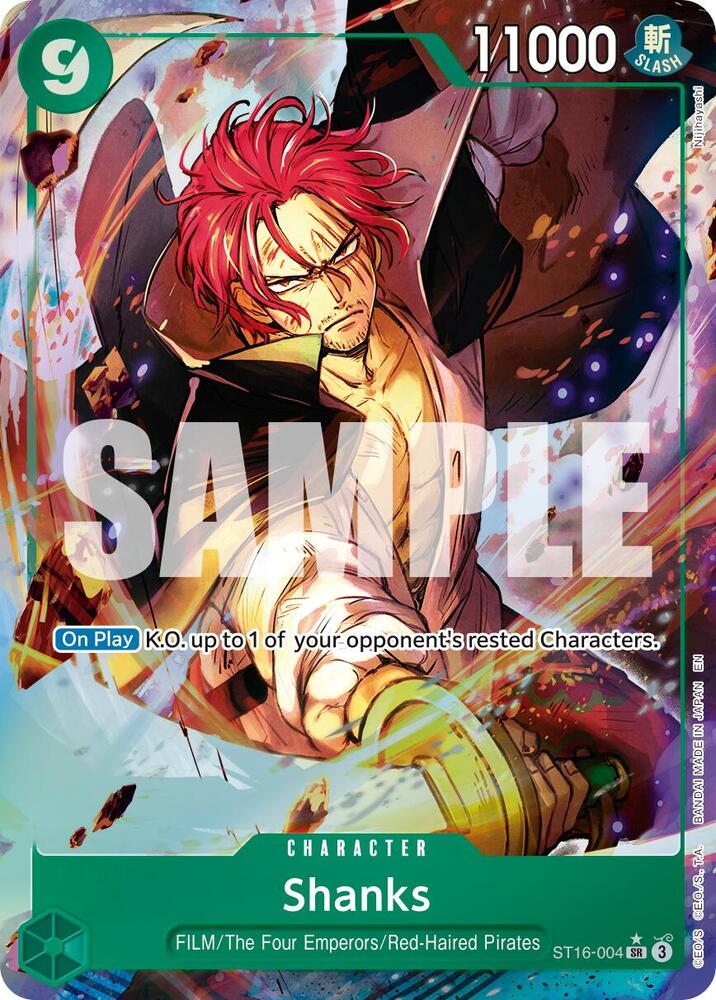 Shanks - ST16-004 (Alternate Art) (ST16-004) [Premium Booster -The Best- Vol. 2]
