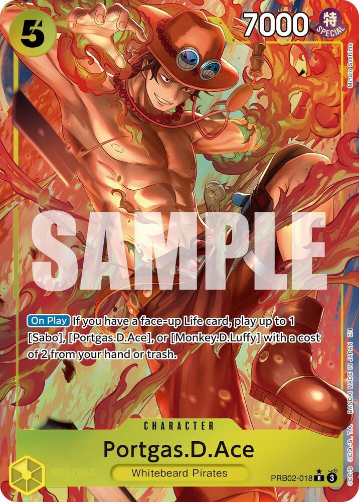 Portgas.D.Ace - PRB02-018 (Alternate Art) (PRB02-018) [Premium Booster -The Best- Vol. 2]