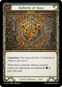 Authority of Ataya (SUP000) [Super Slam]
