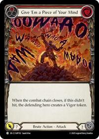 Give 'Em a Piece of Your Mind (Red) (SUP152) [Super Slam]
