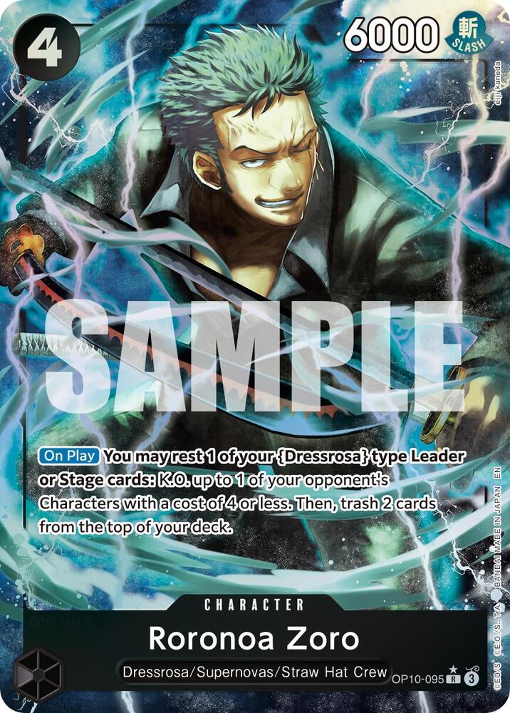 Roronoa Zoro - OP10-095 (Alternate Art) (OP10-095) [Premium Booster -The Best- Vol. 2]