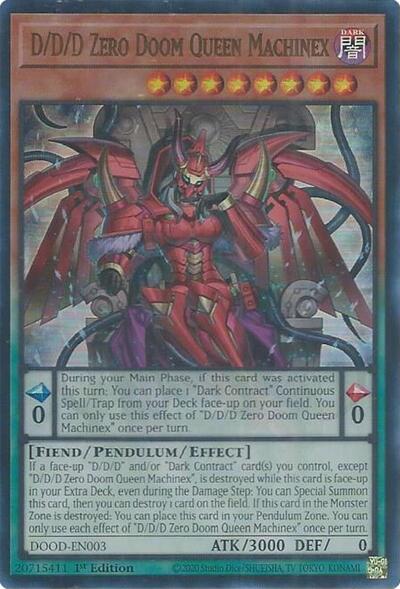 D/D/D Zero Doom Queen Machinex (DOOD-EN003) [Doom of Dimensions]