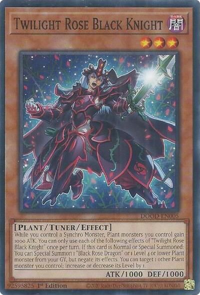 Twilight Rose Black Knight (DOOD-EN005) [Doom of Dimensions]