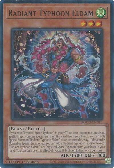 Radiant Typhoon Eldam (DOOD-EN013) [Doom of Dimensions]