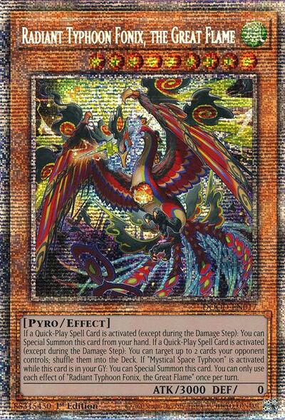 Radiant Typhoon Fonix, the Great Flame (Starlight Rare) (DOOD-EN017) [Doom of Dimensions]