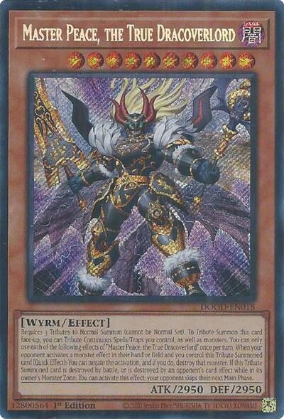 Master Peace, the True Dracoverlord (DOOD-EN018) [Doom of Dimensions]