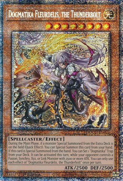 Dogmatika Fleurdelis, the Thunderbolt (Starlight Rare) (DOOD-EN026) [Doom of Dimensions]
