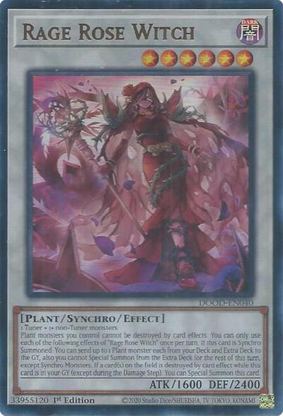 Rage Rose Witch (DOOD-EN040) [Doom of Dimensions]