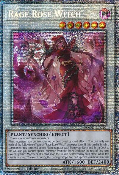 Rage Rose Witch (Starlight Rare) (DOOD-EN040) [Doom of Dimensions]