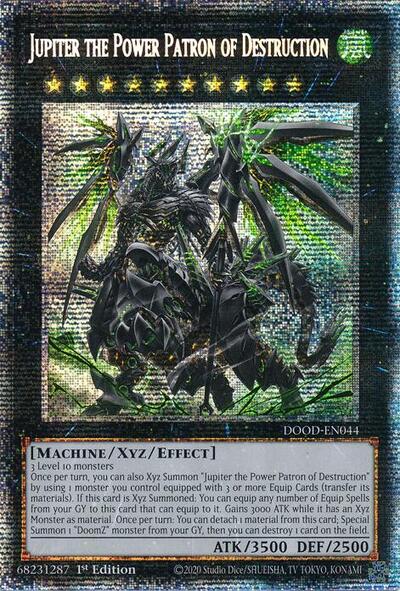 Jupiter the Power Patron of Destruction (Starlight Rare) (DOOD-EN044) [Doom of Dimensions]