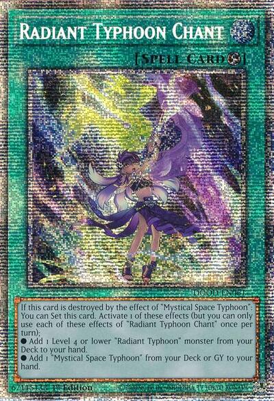 Radiant Typhoon Chant (Starlight Rare) (DOOD-EN061) [Doom of Dimensions]