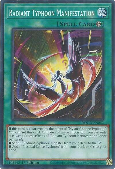 Radiant Typhoon Manifestation (DOOD-EN062) [Doom of Dimensions]
