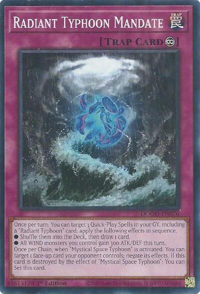 Radiant Typhoon Mandate (DOOD-EN076) [Doom of Dimensions]
