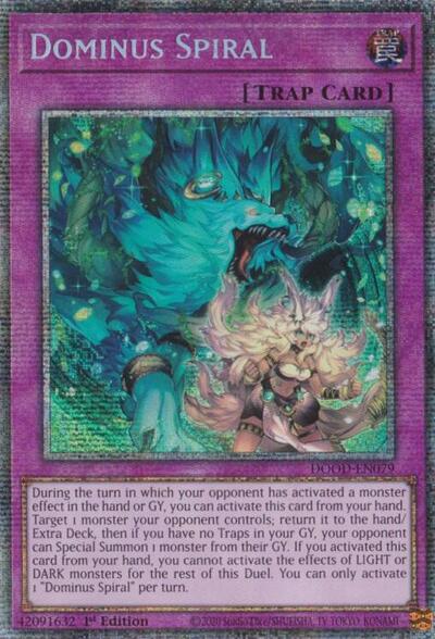 Dominus Spiral (Starlight Rare) (DOOD-EN079) [Doom of Dimensions]