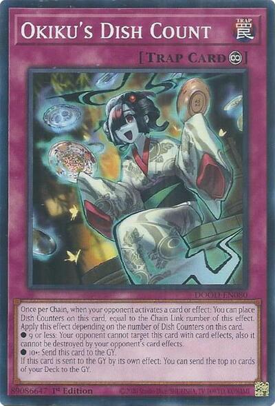 Okiku's Dish Count (DOOD-EN080) [Doom of Dimensions]