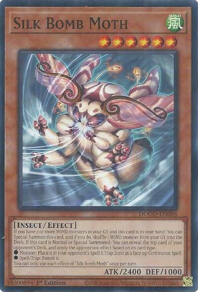 Silk Bomb Moth (DOOD-EN088) [Doom of Dimensions]