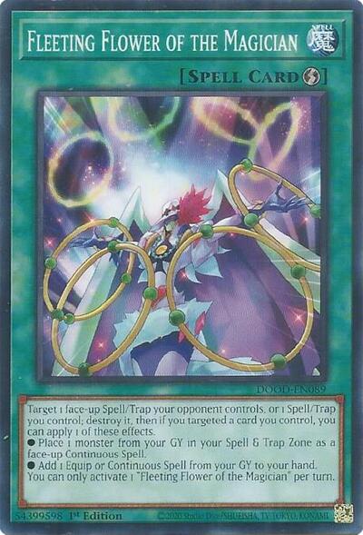 Fleeting Flower of the Magician (DOOD-EN089) [Doom of Dimensions]