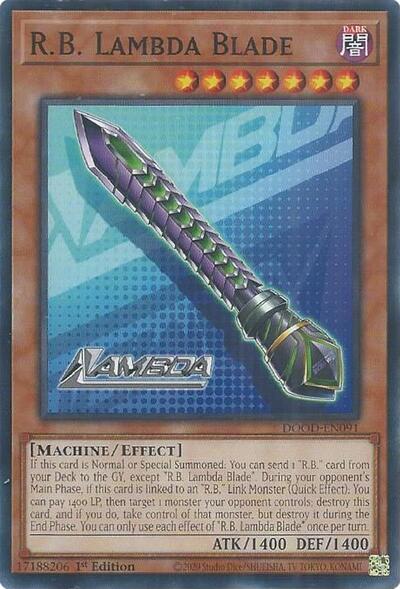 R.B. Lambda Blade (DOOD-EN091) [Doom of Dimensions]