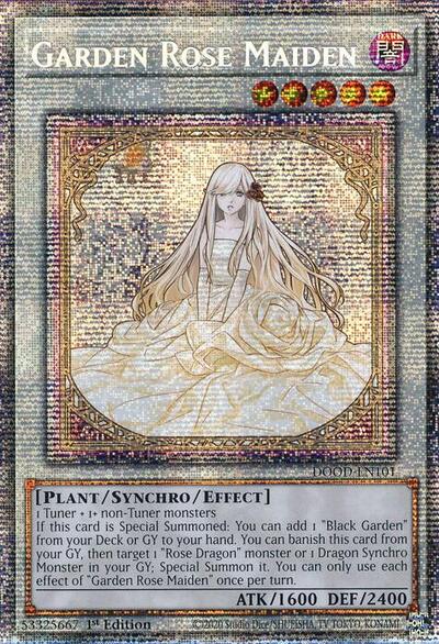 Garden Rose Maiden (DOOD-EN101) [Doom of Dimensions]
