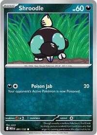 Shroodle - 091/132 (091/132) [ME01: Mega Evolution]