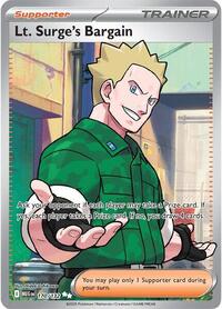 Lt. Surge's Bargain - 170/132 (170/132) [ME01: Mega Evolution]