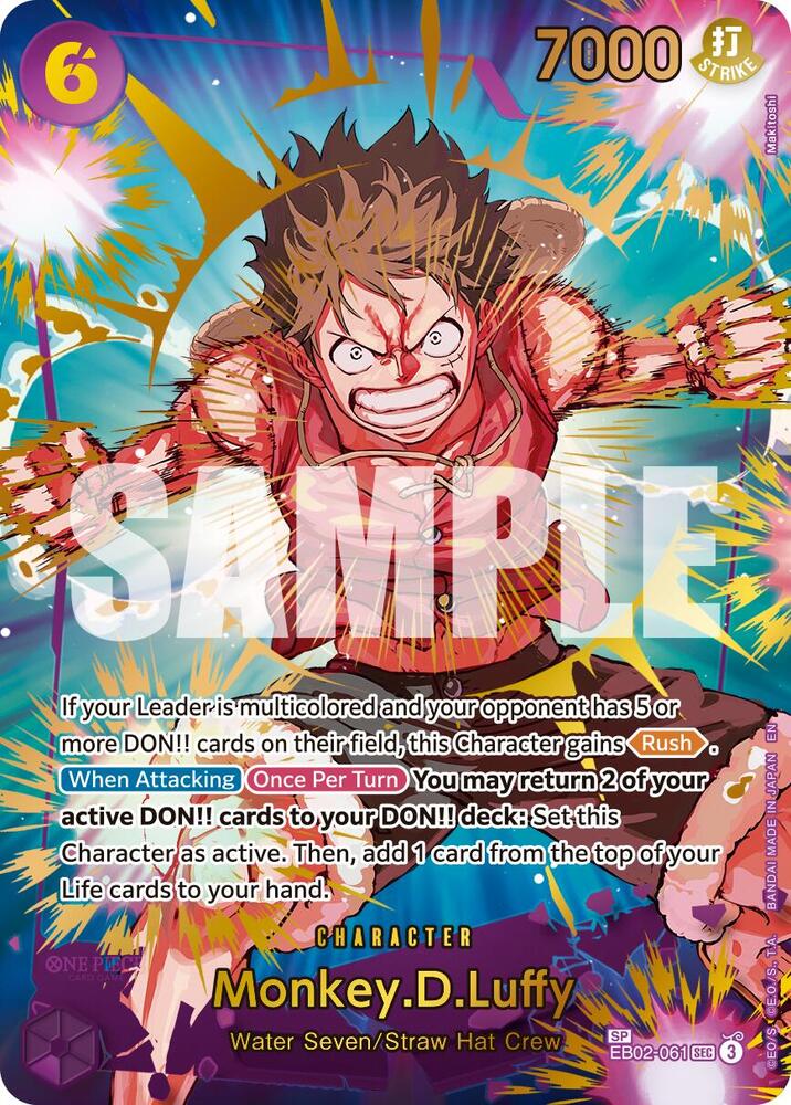 Monkey.D.Luffy - EB02-061 (SP) (EB02-061) [Premium Booster -The Best- Vol. 2]