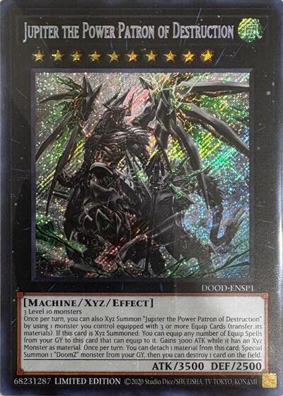 Jupiter the Power Patron of Destruction (SR) (DOOD-ENSP1) (DOOD-ENSP1) [Doom of Dimensions]
